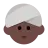 Woman Wearing Turban: Dark Skin Tone
