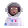 Astronaut: Medium Skin Tone Emoji 🧑🏽‍🚀 image - Microsoft 3D Fluent style
