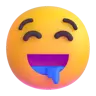 Emoji Faccia sbavante 🤤 image - Microsoft 3D Fluent style