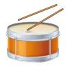 Emoji Tamburo con bacchette 🥁 image - WhatsApp style