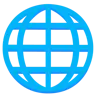 Globus mit Meridianen Emoji 🌐 image - Google Noto Color style
