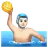 Person Playing Water Polo: Light Skin Tone