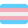 Transgender Flag Emoji 🏳️‍⚧️ image - Twitter / X (Twemoji) style