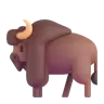 野牛 Emoji 🦬 image - Microsoft 3D Fluent style