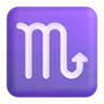 Scorpio Emoji ♏ image - Microsoft 3D Fluent style
