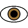 Eye Emoji 👁 image - OpenMoji style
