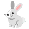 Lapin Emoji 🐇 image - Google Noto Color Animated style