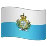 Flag: San Marino Emoji 🇸🇲 image - WhatsApp style