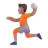 Person Playing Handball: Medium Skin Tone