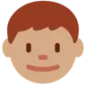 Boy: Medium Skin Tone Emoji 👦🏽 image - Twitter / X (Twemoji) style