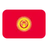 Flag: Kyrgyzstan Emoji 🇰🇬 image - Tossface style