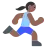 Woman Running: Medium-Dark Skin Tone