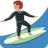 Man Surfing: Medium Skin Tone