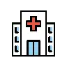 Emoji Ospedale 🏥 image - OpenMoji style