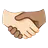 Handshake: Light Skin Tone, Medium Skin Tone