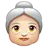 Old Woman: Light Skin Tone