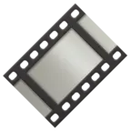 フィルムフレーム Emoji 🎞 image - Facebook Meta style