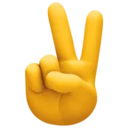 Emoji Mâna Victoriei ✌ image - Facebook Meta style