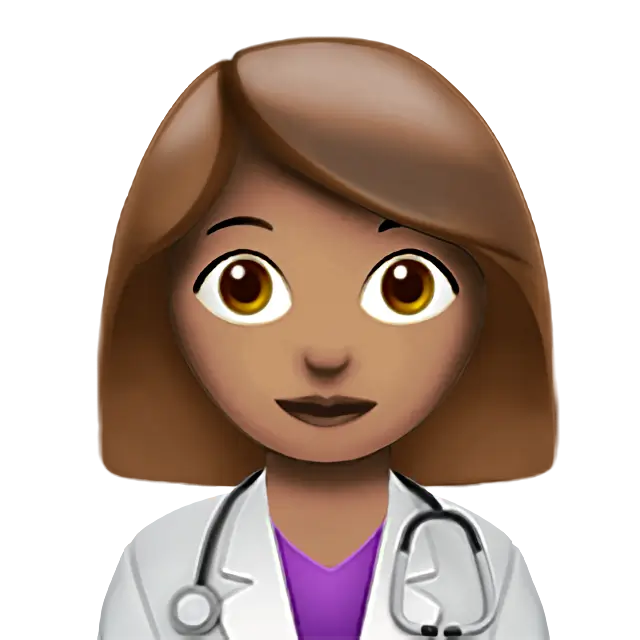 Woman Health Worker: Medium Skin Tone