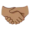 Handshake: Medium Skin Tone Emoji 🤝🏽 image - Google Noto Color Animated style