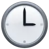 Emoji Orologio Face Three Oclock 🕒 image - WhatsApp style