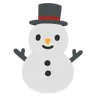 Snowman Without Snow Emoji ⛄ image - Google Noto Color style