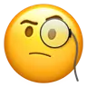 Emoji Faccia con Monocle 🧐 image - Apple style