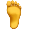 Emoji Piede 🦶 image - Apple style