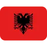 Flag: Albania Emoji 🇦🇱 image - Twitter / X (Twemoji) style