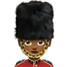 Woman Guard: Medium-Dark Skin Tone Emoji 💂🏾‍♀️ image - Apple style