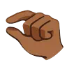 Pinching Hand: Medium-Dark Skin Tone Emoji 🤏🏾 image - Google Noto Color Animated style
