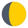 Wachsendes Gibbous-Mond-Symbol Emoji 🌔 image - Tossface style