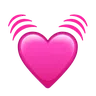 Beating Heart Emoji 💓 image - Telegram style
