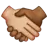 Handshake: Medium-Light Skin Tone, Medium-Dark Skin Tone