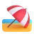Beach With Umbrella