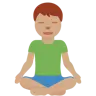 Man In Lotus Position: Medium Skin Tone Emoji 🧘🏽‍♂️ image - Twitter / X (Twemoji) style
