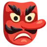 Emoji Goblin giapponese 👺 image - Google Noto Color style