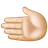 Leftwards Hand: Light Skin Tone