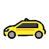 Taxi Emoji 🚕 image - OpenMoji style