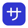 Katakana sa encadré Emoji 🈂 image - Tossface style