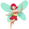 Woman Fairy: Light Skin Tone Emoji 🧚🏻‍♀️ image - Apple style