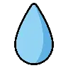 Droplet Emoji 💧 image - OpenMoji style