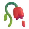 Emoji Fiore appassito 🥀 image - Microsoft 3D Fluent style