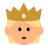 Person With Crown: Medium-Light Skin Tone