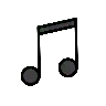 음표 Emoji 🎵 image - OpenMoji style
