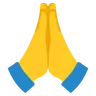 Emoji Persona con le mani giunte 🙏 image - Google Noto Color style