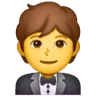 Emoji Uomo in smoking 🤵 image - Samsung style