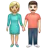 Woman And Man Holding Hands: Medium-Light Skin Tone, Light Skin Tone