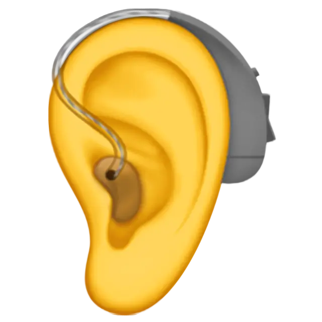 Ear With Hearing Aid