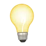 Emoji Lampadina elettrica 💡 image - Telegram style